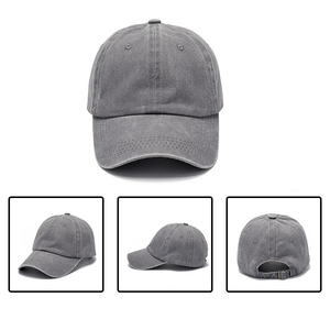 Gorra de Béisbol Casual Ajustable, Estilo Vintage, Teñida con Pigmentos, Sin Estructura, con Bordado Personalizado y Logotipo Impreso, OEM ODM - Product Image 2