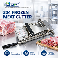 Lame de découpe de viande congelée commerciale en acier inoxydable 304, couteau de remplacement pour machine à trancher la viande