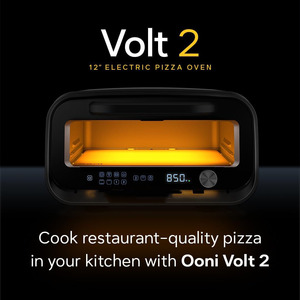 Four à pizza et <span class=keywords><strong>shawarma</strong></span> électrique Volt 2, four à convection de comptoir, pour cuisiner des pizzas de 12 pouces, gris anthracite - Product Image 4