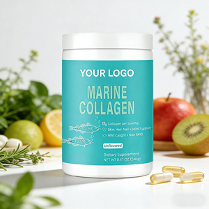 Natürliches Marines Kollagen-Peptid-Pulver Unterstützt Haut-, Haar-, Nagel- und Gelenkgesundheit GMP-Zertifiziert Geschmacksneutral 246g - Product Image 6