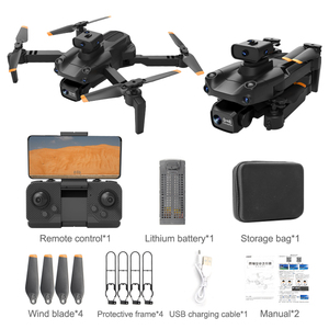 Drone E99 Pro2 MAX2 Plus 2022, <span class=keywords><strong>2</strong></span>,4 GHz WIFI FPV, double caméra, flux optique, mini drone avec évitement d'obstacles et caméra ultra HD 4K - Product Image 6