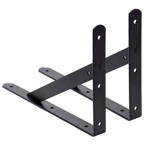 Supports <span class=keywords><strong>d</strong></span>'étagères robustes avec Support métallique noir supports <span class=keywords><strong>d</strong></span>'<span class=keywords><strong>angle</strong></span> pour étagères L supports <span class=keywords><strong>d</strong></span>'étagères flottantes robustes - Product Image 5