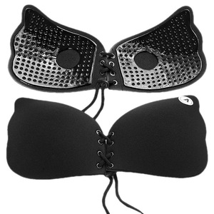 Haute qualité mangue forme Silicone stick-on soutien-gorge fermeture avant Invisible non tissé couverture Pad pour femmes et adultes été - Product Image 5