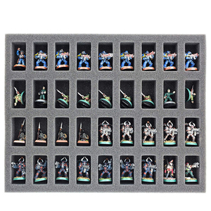 OEM personnalisé noir modèle de jouet découpé insert en <span class=keywords><strong>mousse</strong></span> PU pour boîte d'emballage modèle de jouet insert d'emballage en <span class=keywords><strong>mousse</strong></span> - Product Image 3