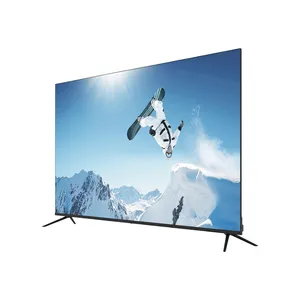 Anyu tv pintar 4k 1080p, televisi paling populer 32 43 50 55 60 65 inci TV LED SKD 32 inci TV pintar