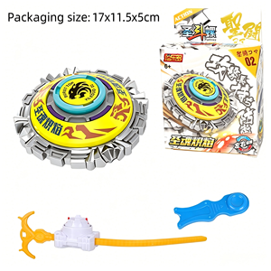 Ensemble de <span class=keywords><strong>toupies</strong></span> de combat promotionnelles avec <span class=keywords><strong>lanceur</strong></span> et poignée de démarrage, pour les enfants de 2 à 7 ans - Product Image 2