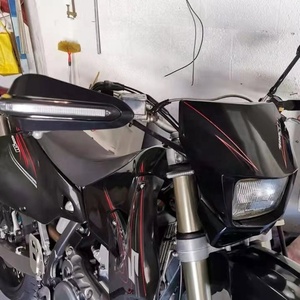 Xe Máy LED Đèn <span class=keywords><strong>HandGuard</strong></span> Cho Honda MSX125 Xe Máy Lần Lượt Tín Hiệu <span class=keywords><strong>Handguard</strong></span> An Toàn Racing Scooter Tay Protector Bộ Phận - Product Image 5