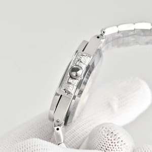 Montre mécanique automatique de luxe pour femmes, ciel étoilé, platine, moissanite, pour occasions haut de gamme, montre d'affaires - Product Image 4