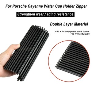 Couvercle de store enrouleur de porte-gobelet de console centrale avant pour Porsche Cayenne 2003 2004 2005 2006 2007 <span class=keywords><strong>2008</strong></span> 2009 2010 7L5862531 - Product Image 2