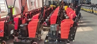 Vente chaude 800mm largeur de travail époxy sol meuleuse béton meulage polissage Machine vide moteur haute qualité ciment broyeur