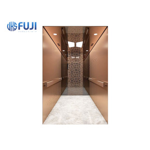 Fuji Jepang Modern Lift rumah 4 orang, dengan mesin traksi tanpa gigi dan lantai PVC populer rumah - Product Image 6