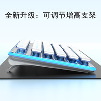 Keyboard Mekanikal nirkabel dengan fitur tahan air dan senyap, desain ultra-tipis untuk gaming, esports dan penggunaan kantor