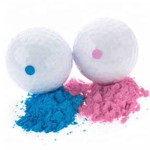 Género revelan azul y rosa niño o niña bebé ducha color <span class=keywords><strong>holi</strong></span> <span class=keywords><strong>polvo</strong></span> de pelota de golf - Product Image 1