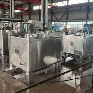 Réservoir IBC en acier inoxydable de 1000 L pour le stockage et le <span class=keywords><strong>transport</strong></span> de produits chimiques, prix d'usine, idéal pour le stockage du vin - Product Image 5