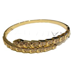 Cross Border <b>Copper</b> Plated Gold Zircon Snake Bangle Micro Insert Jewelry Gift Fashion <b>Bracelet</b> Fall 2024 - Product Image 5