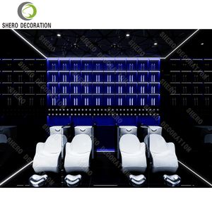 Muebles de Barbería Personalizados y Duraderos, Gabinete de Madera para Barbería, Estación de Espejo para Salón de Belleza, Gabinete de Exhibición para Salón - Product Image 5