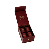 Boîte à bougies parfumées avec couvercle magnétique, boîte d'emballage en carton pour bougies, ensemble de 4 pots cadeaux, 12 pièces