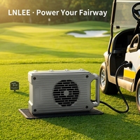 Chargeur embarqué intelligent LNLEE 58.4V 20A 16S LiFePO4 avec communication CAN Bus pour véhicules électriques utilitaires à basse vitesse (NEV)