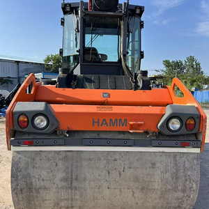 Rodillo Compactador de Doble Tambor HAMM HD128 Usado de 14 Toneladas, Importado de EE. UU., en Venta - Product Image 3