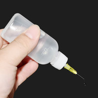 50ml Mehrzweck-Flüssigkeitsspenderflasche mit Nadelspitze, Langlebige Kunststoff-Quetschflasche für Rosin, Öl und Klebstoff