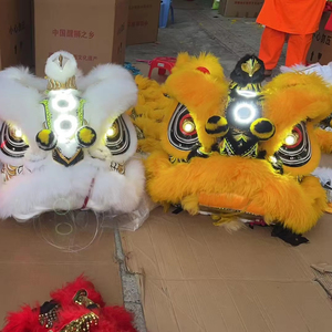 Costume de danse <span class=keywords><strong>du</strong></span> lion de style grue <span class=keywords><strong>du</strong></span> <span class=keywords><strong>sud</strong></span> de Foshan pour le Nouvel An chinois, danse folklorique chinoise <span class=keywords><strong>du</strong></span> lion - Product Image 1