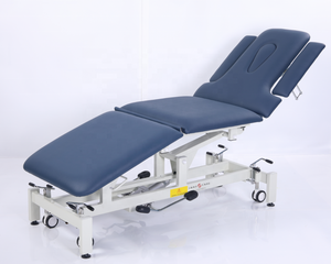 Camilla de mesa de fisioterapia nueva de 5 secciones de alta resistencia hidráulica para masaje Spa tratamiento eléctrico sofá cama de examen de ultrasonido - Product Image 4
