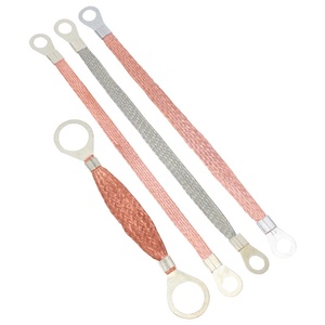 Conector de batería de terminal de correa de tierra trenzada de cobre Nuevo producto de alta calidad Cable eléctrico Cable trenzado de cobre y conector - Product Image 2