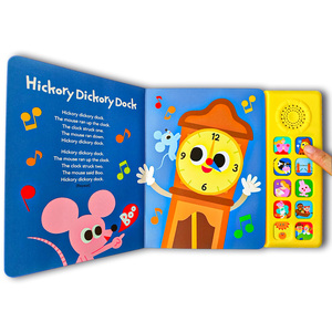 Thân Thiện Với Môi Tùy Chỉnh In Ấn Bì<span class=keywords><strong>a</strong></span> Cứng Kid Âm Thanh Cuốn Sách Âm Thanh Mô-đun Đồ Chơi Giáo Dục Push Button Âm Thanh Sách Cho Trẻ Em - Product Image 5