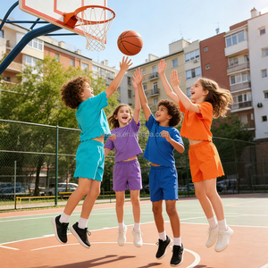 Set Pakaian Bayi Grosir, Kaos Katun Musim Panas Berkerah Scallop + Celana Pendek Custom untuk Anak Perempuan, Set Celana Pendek Anak Perempuan - Product Image 2