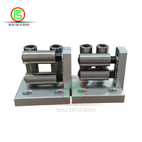 Rouleaux de guidage automatiques durables, résistants à l'usure et à la rouille, dispositif de passage de fil pour outils de tirage de fil plat, enroulement de câble