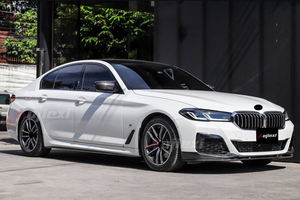 Lèvre de séparation avant en Fiber de carbone de Style MP de haute qualité pour <span class=keywords><strong>BMW</strong></span> série 5 G30 540i <span class=keywords><strong>M550i</strong></span> LCI <span class=keywords><strong>2021</strong></span> + Kit de carrosserie Lci de pare-chocs avant - Product Image 3