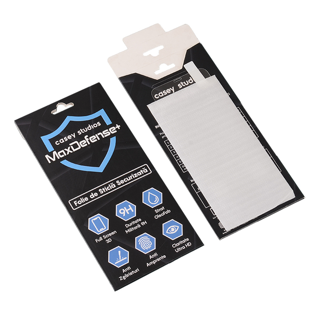 Wholesale Custom Envelope Box with logo Packaging Phone Tablet Pad Tempered Glass Paper Box for Phone Screen Protector