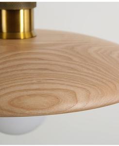 JYLIGHTING Lustre d'art de style rétro en bois antique Lustre de <span class=keywords><strong>plafond</strong></span> en perles de bois ancien Lampes suspendues d'éclairage - Product Image 2