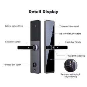 Cerradura Inteligente Digital Biométrica Tuya de Aleación de Aluminio con Wi-Fi y Almacenamiento en la Nube para Puertas de Madera/Latón, Precio de Fábrica - Product Image 2