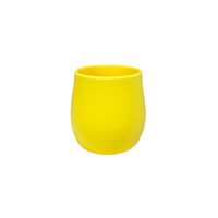 Gobelet d'apprentissage pour bébé avec couvercle en silicone anti-chute, tasse à eau domestique en forme de cercle pour nourrissons