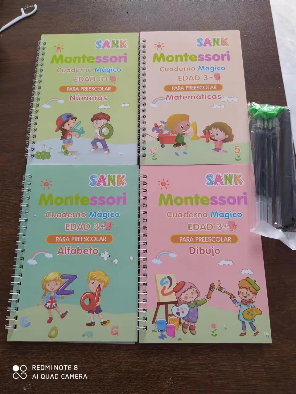 Sank español verde 4 piezas