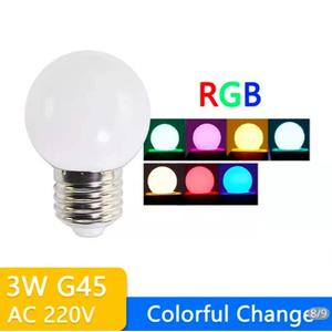 หลอดไฟ LED อัจฉริยะ A60 RGB ขั้ว E27 ควบคุมสีผ่านรีโมท เปลี่ยนสีได้ สำหรับตกแต่งบ้าน ให้แสงสว่างโดยรอบ - Product Image 4
