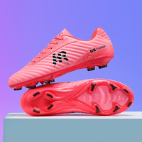 Crampons de football intérieur et extérieur unisexe semelle en caoutchouc antidérapante chaussures de sport en cuir synthétique grandes tailles chaussures d'entraînement de football