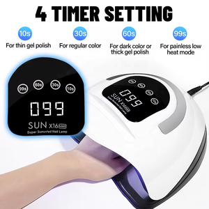 Lámpara de Uñas Profesional UV LED SUN X16 Max de 320W, Portátil para Curado de Esmalte de Gel, Lámpara Secadora con Pantalla Táctil, Luz UV para Secado de Uñas - Product Image 3