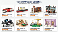 Kit de Modélisme MOC Personnalisé en Gros, Blocs de Construction ABS Premium pour Projets Personnalisés