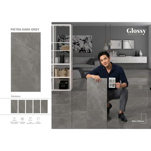 Standard White Marble Porcelain Tiles 600x1200mm Glossy Glazed Finish for Premium Residential Flooring - Product Image 6