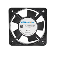 Kipas Pendingin Senyap WELLSUNFAN 4-Inci 120MM 2-Kabel AC Axial Flow Ball Bearing Model AC12025