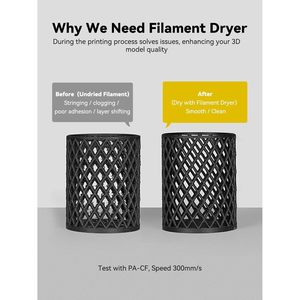 Secador para Impresora 3D Creality Space Pi, Caja Secadora con Ventilador de Calentamiento Doble de 360°, Pantalla Táctil, Filamento PLA PETG ABS TPU, Ahorro de Espacio - Product Image 6