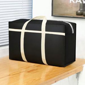 Bolsa de Almacenamiento para Viajes, Venta al por Mayor, Bolsa de Transporte de Gran Capacidad, Bolsa de Lona No Tejida para Edredones - Product Image 4