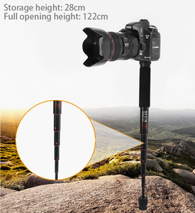 Monopode de caméra durable en alliage d'aluminium réglable BEXIN P256A avec <span class=keywords><strong>pied</strong></span> en caoutchouc amovible pour caméra DLSR - Product Image 4