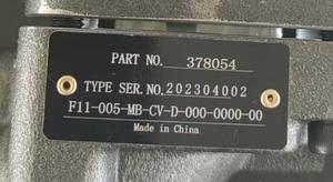 N.° de pieza 378054 para Bomba de Pistón Hidráulica Parker-s F11-005-MB-CV-D-000 - Product Image 2