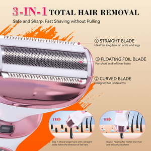 เครื่องโกนขนไฟฟ้า 4 in 1 สำหรับผู้หญิง ใช้ได้กับใบหน้า จมูก ขา - Product Image 4