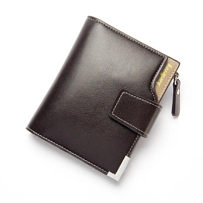Panye New Design Business Pu Leather Purse fermasoldi porta carte Smart Pocket portafoglio di lusso per uomo