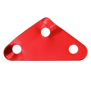 Plaque de réglage triangulaire en alliage d'aluminium pour piquet de tente, grande taille 75x50x40mm, accessoire de tente - Product Image 1