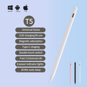 قلم ستايلس عالمي متوفر لأجهزة أندرويد وآيفون وآيباد وأبل بنسل وهواوي وشاومي وسامسونج، قلم للشاشات اللمسية السعوية - Product Image 2